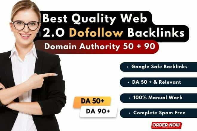 Buy Safe and Real Web 2.O Premium Backlink