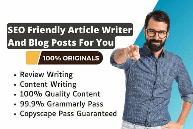 Best Content & Article Writer Services