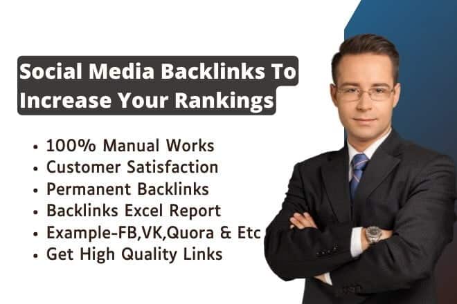 Buy Authentic Social Media Backlink Boost Ranking
