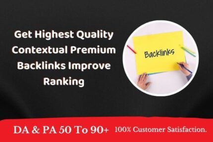 Get contextual high quality backlink By SEORocket