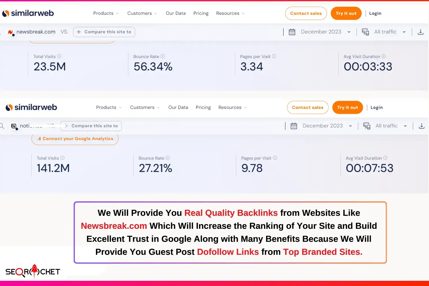 Guest Post Backlink Proof By SEORocket