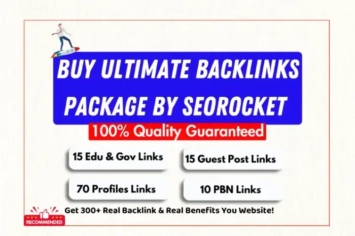 Buy 100% Ultimate Premium Backlink By SEORocket