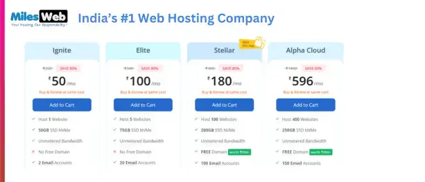 MilesWeb’s WordPress Hosting
