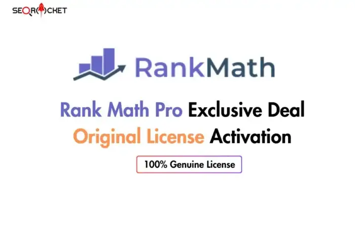 Rank Math Pro Exclusive Deal Original License Activation By SEORocket