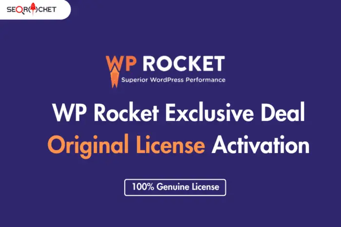 WP Rocket Exclusive Deal Original License Activation Automatic Updates By SEORocket