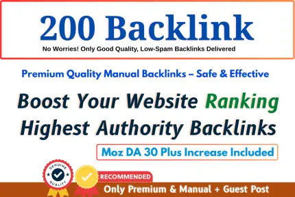 Boost Your Website Ranking with 200 With Moz DA Increase